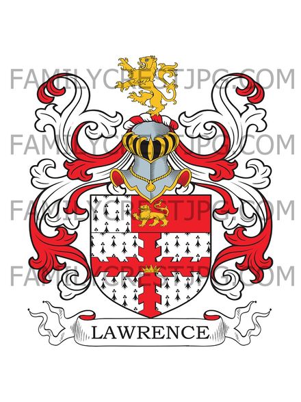 Lawrence Family Crest - London, England