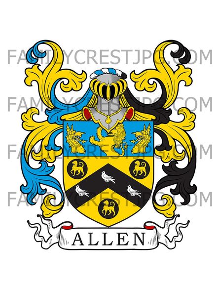 Allen Family Crest - Court Port
