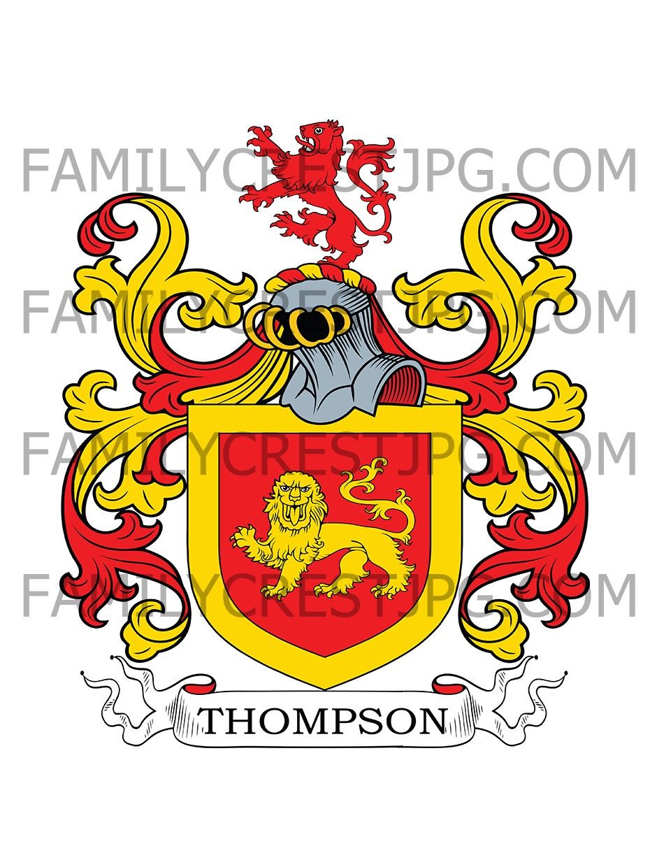 Thompson Family Crest - London, England