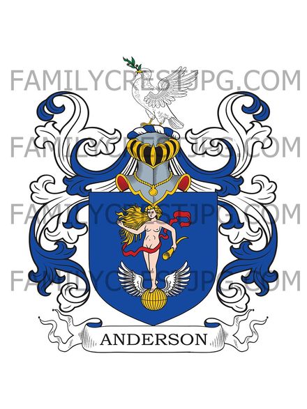 Anderson Family Crest - Hamburg, Germany