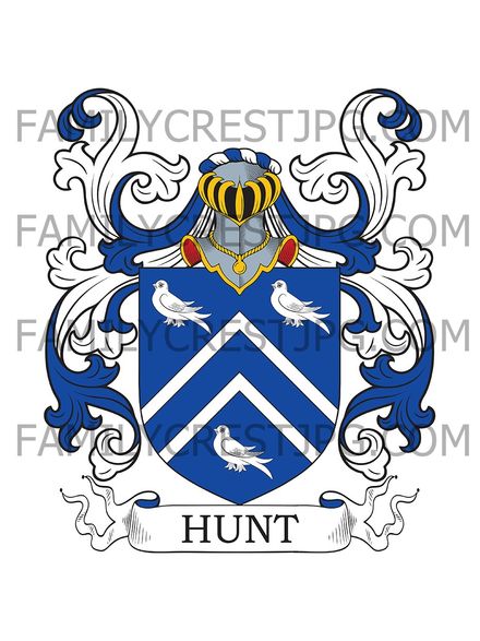 Hunt Family Crest