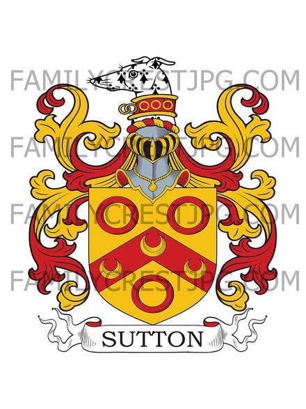 Sutton Family Crest