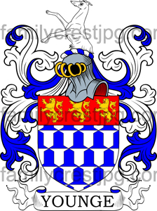 Younge Family Crest, Younge Coat of Arms