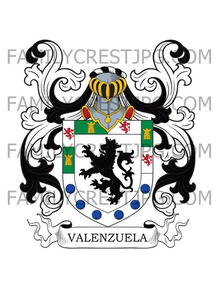 Valenzuela Family Crest
