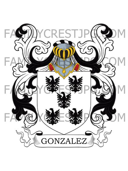 Gonzalez Family Crest
