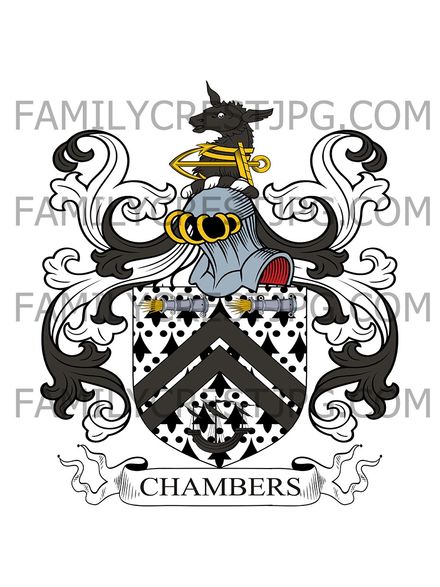 Chambers Family Crest - London, England