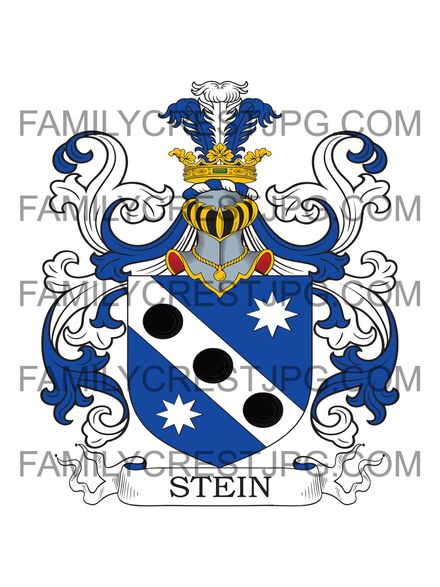 Stein Family Crest - Austria 1810
