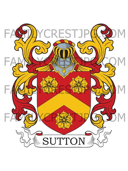 Sutton Family Crest