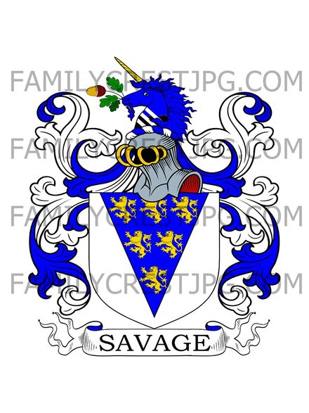 Savage Family Crest