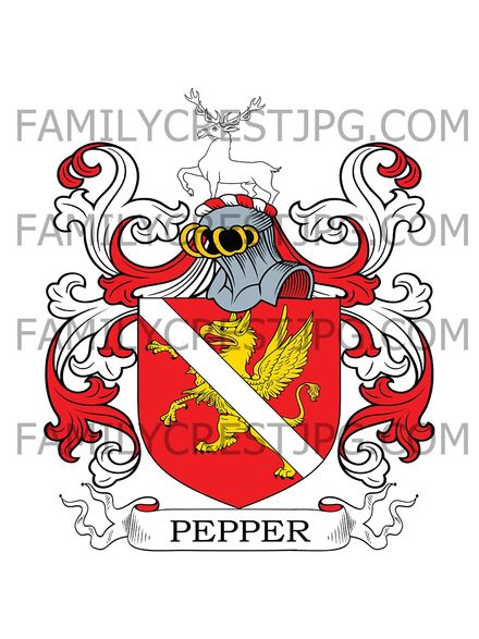 Pepper Family Crest