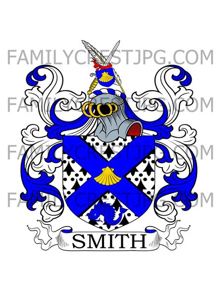 Smith Family Crest - Tring Park, co. Hertford, England