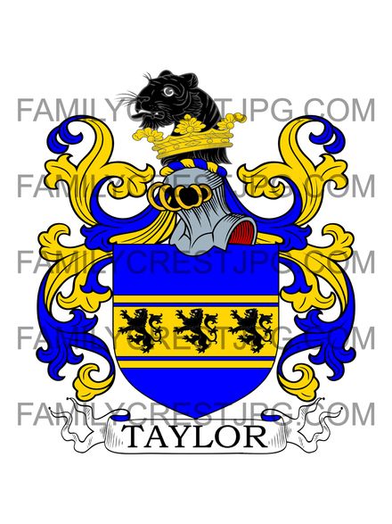 Taylor Family Crest - London, England