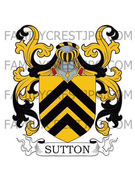Sutton Family Crest