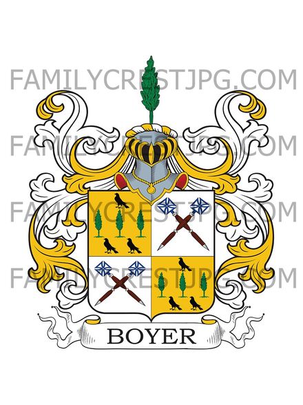 Boyer Family Crest