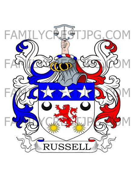 Russell Family Crest