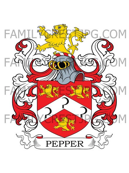 Pepper Family Crest