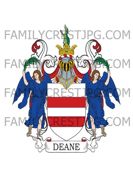 Deane Family Crest - Muskerry, Ireland