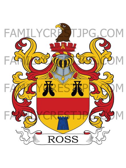 Ross Family Crest - Ardnalea Craigavad, co. Down, Ireland
