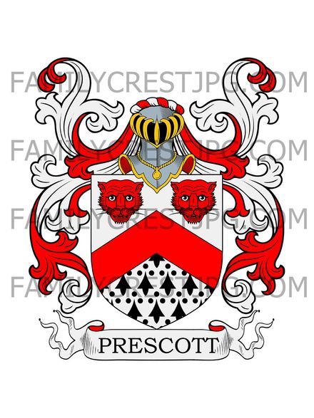 Prescott Family Crest