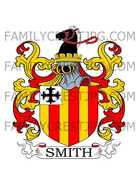 Smith Family Crest - Aldermanbury, London, England
