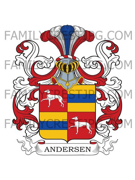 Andersen Family Crest - Denmark
