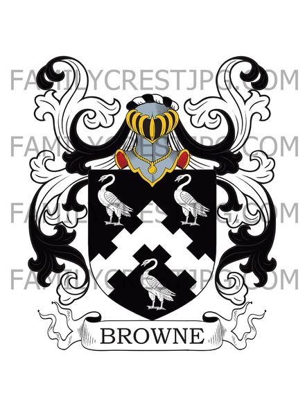 Browne Family Crest - London, England
