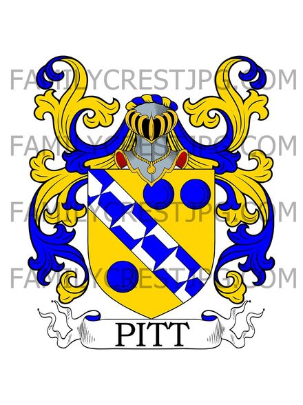 Pitt Family Crest