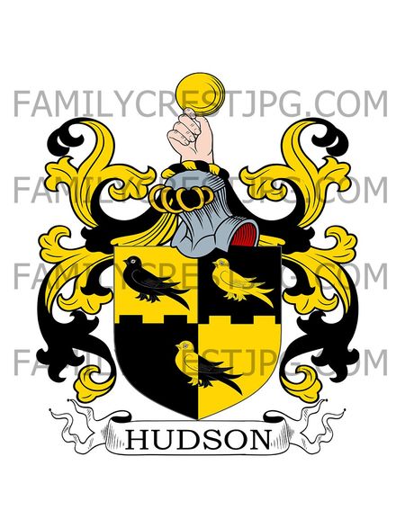 Hudson Family Crest - London, England