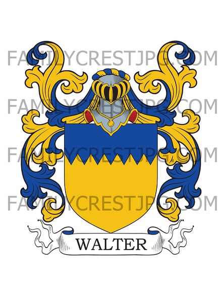 Walter Family Crest - Ireland
