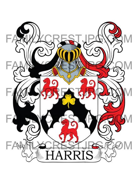 Harris Family Crest - Essex, England