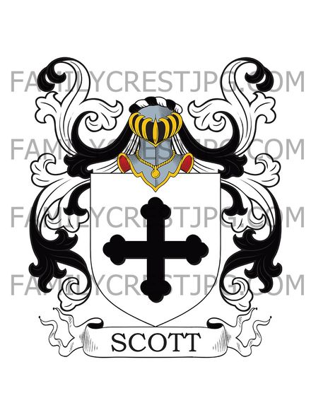 Scott Family Crest - Kent, England