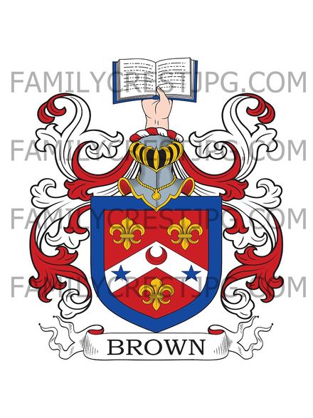 Brown Family Crest - Thornydike