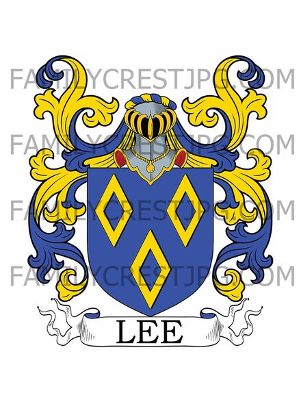 Lee Family Crest - Somerset