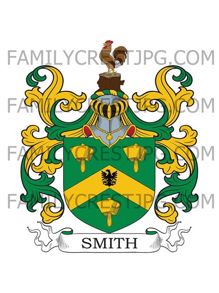 Smith Family Crest - London, England