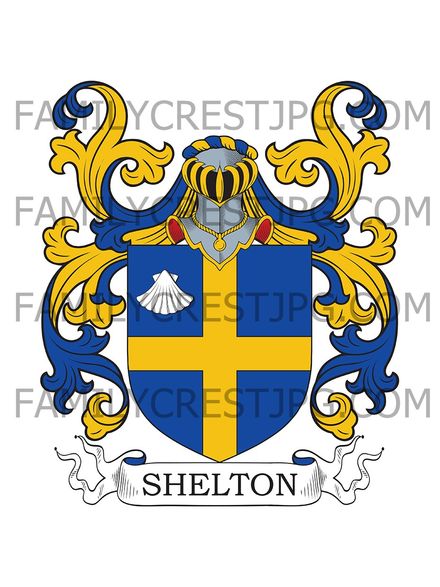 Shelton Family Crest - Dublin, Ireland