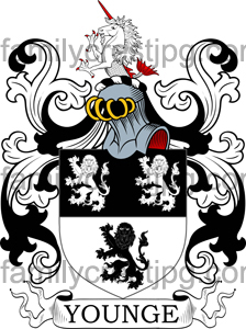 Younge Family Crest, Younge Coat of Arms