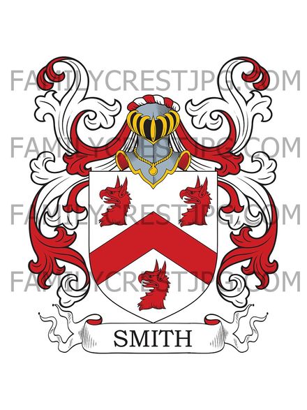 Smith Family Crest - Northampton, England