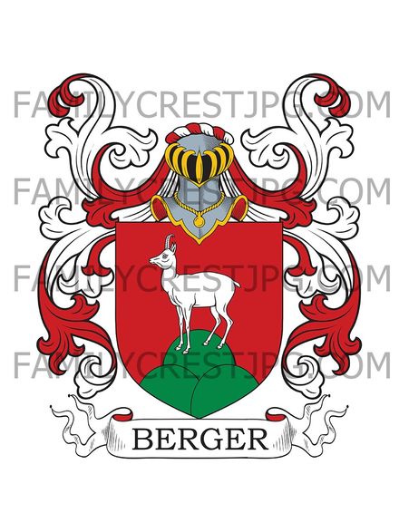 Berger Family Crest - Prussia
