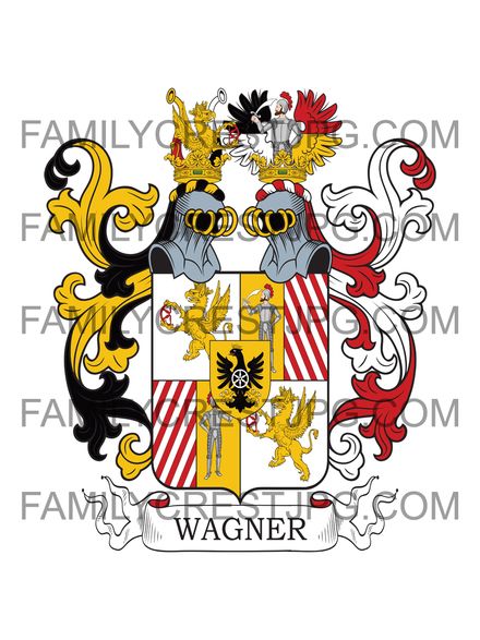 Wagner Family Crest - von Wagenheim 1690
