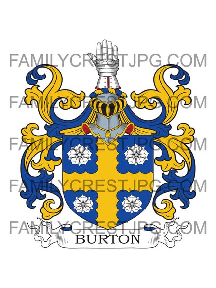 Burton Family Crest