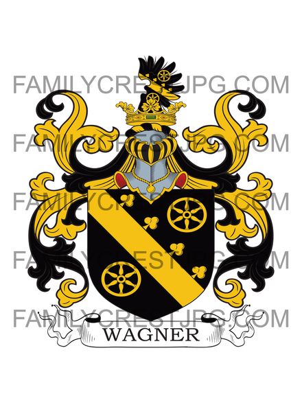 Wagner Family Crest - 1869