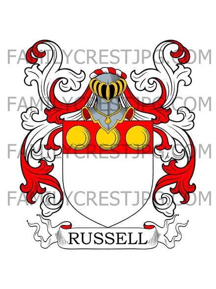 Russell Family Crest