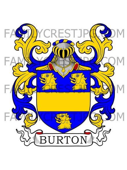 Burton Family Crest