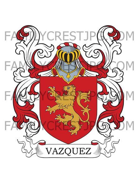 Vazquez Family Crest