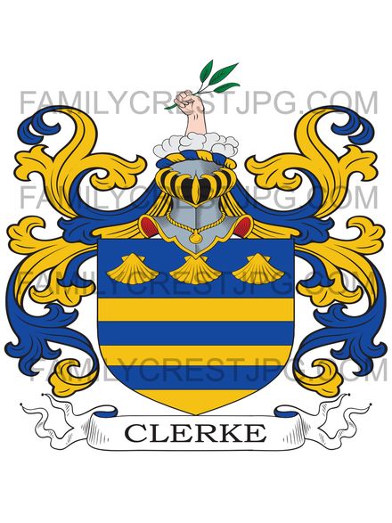 Clerke Family Crest