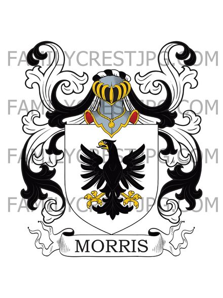 Morris Family Crest - Kent, England