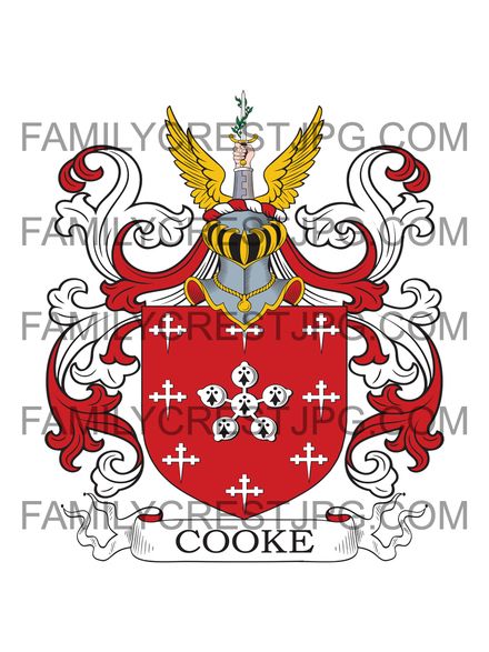 Cooke Family Crest - England