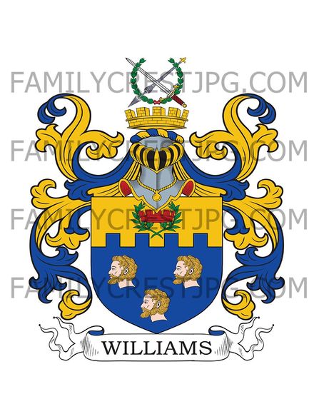Williams Family Crest - Nova Scotia, Canada