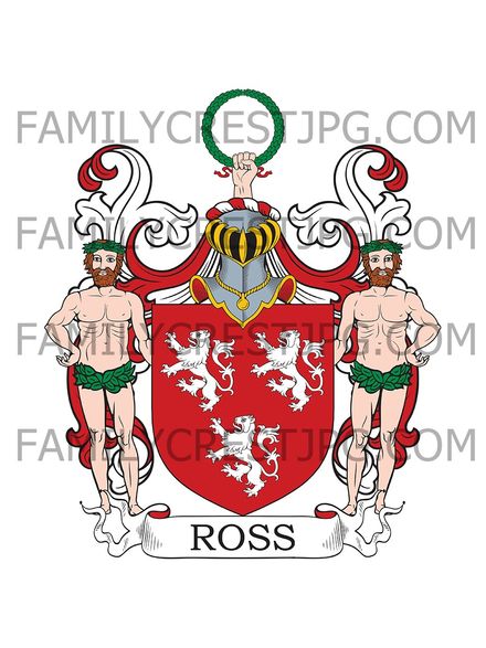 Ross Family Crest - Balnagowan, co. Ross, Scotland