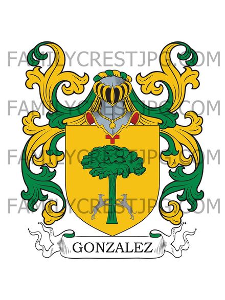 Gonzalez Family Crest